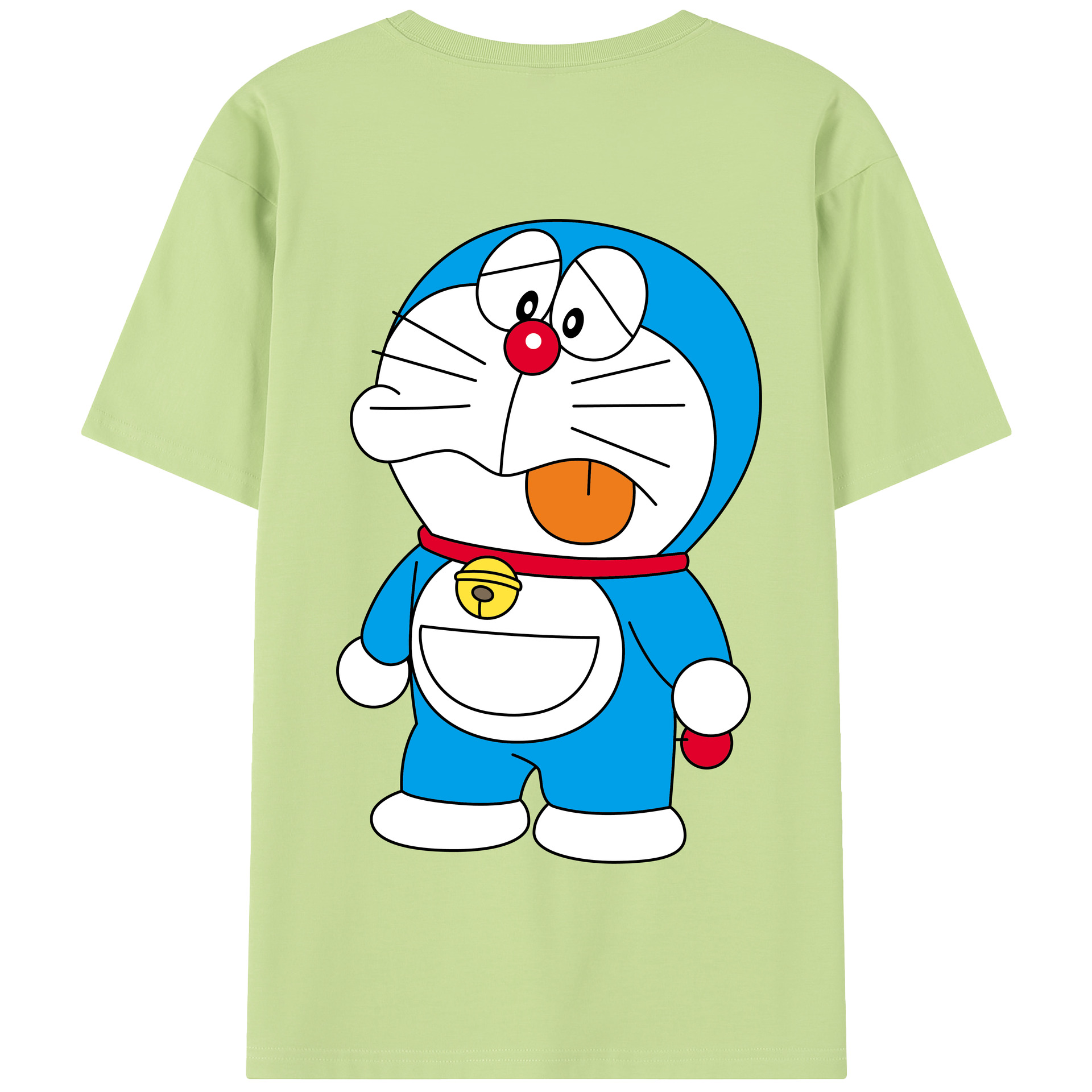 （画像用） ドラえもん Doraemon 綿100％半袖Tシャツ（背面プリント）